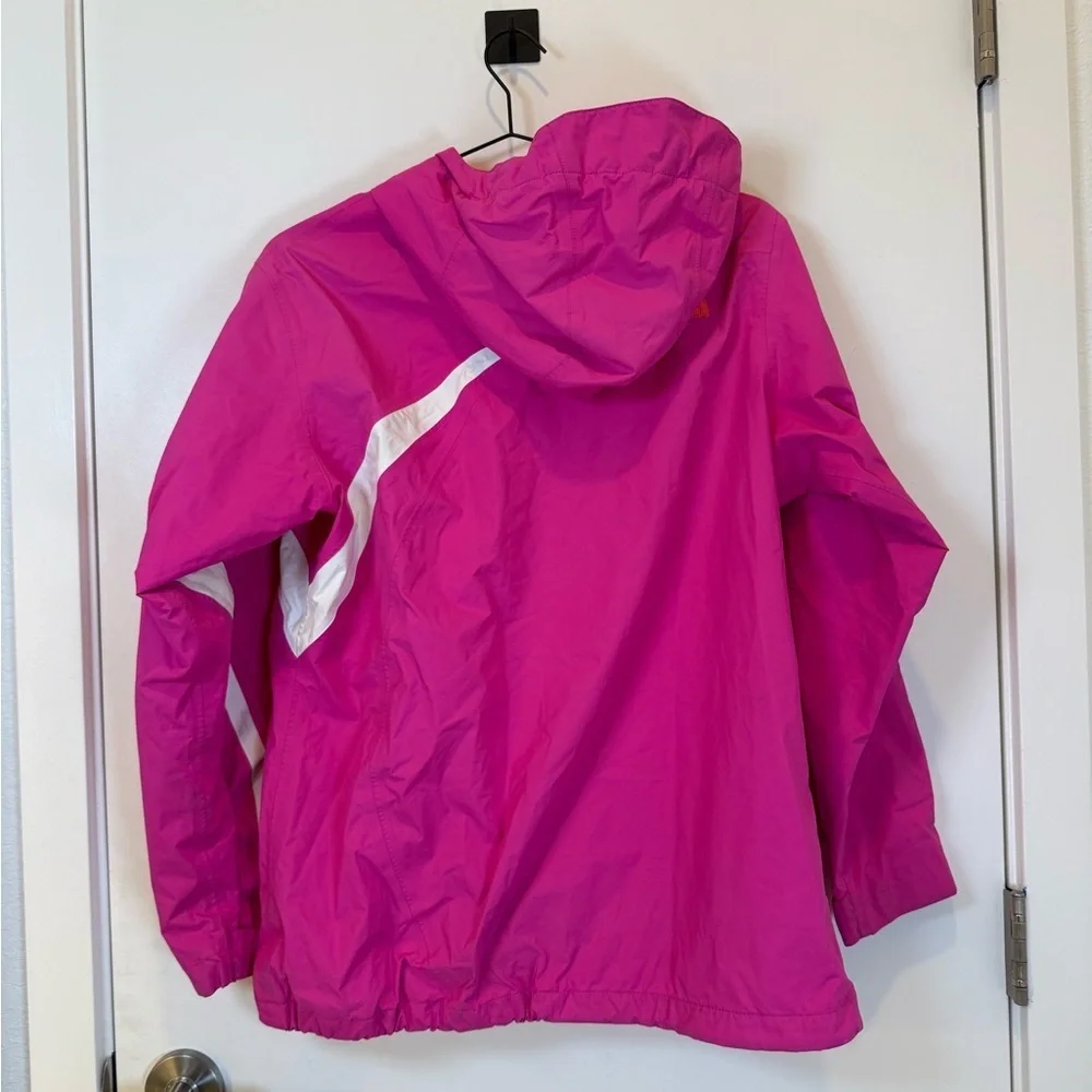 The North Face Girls Pink and White Windbreaker Jacket Sz XL - Picture 4 of 11